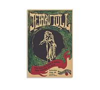 WYYXF Canvas Picture Jethro Tull Band Poster Decoration Living Room Bedroom Painting Without Frame (60 x 90 cm)