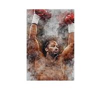 WYYXF Canvas Picture Lennox Lewis Boxer Action Art Poster and Wall Art Picture Print Modern Family Room Decor Unframed (50x70 cm)