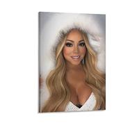 WYYXF Canvas Picture Mariah Carey Pop Singer Beautiful Print Paintings for Living Room Bedroom Decoration Without Frame (60 x 90 cm)