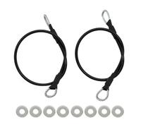 WYZBEN Longer Tailgate Cables Fit Honda Pioneer 700 1000 UTV 2014-2022, Heavy Duty Replacement Tailgate Support Straps, Steel Tailgate Cable Kit Accessories, Replaces SXS1000-700