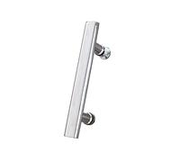 WYZDCP Push and Pull Bar Bathroom Glass Door Handle Stainless Steel Replacement Parts Internal/External Doors Shower Door Knobs (Size : 165mm)