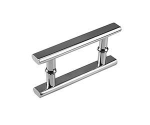 WYZDCP Stainless Steel Bathroom Glass Door Handles Sets Hole Center Spacing 145/440mm Sliding Doors Pull Handle for Office Hotel Shower Door Knobs (Size : 145mm)