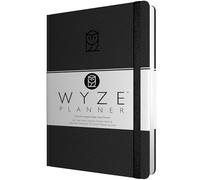 Wyze Planner - Premium Goal Planner for 3 Months. Increase Productivity and Achieve Personal and Business Goals. Undated A5 Daily, Weekly and Monthly Journal Organizer Planner with Calendar (Black)
