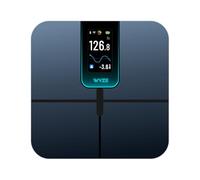 Wyze Scale Ultra Smart Body Scale, 4.3" Colour Display Digital Scale, Measures Weight, BMI, Muscle Mass & Heart Rate, Wi-Fi & Bluetooth Connectivity, Baby/Pet/Luggage Weigh Modes, 400 lbs, Black