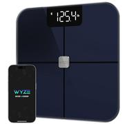 Wyze Smart Scale, Scale for Body Weight, Digital Bathroom Scale for Body Fat, BMI, and Heart Rate, Body Composition Analyzer with App, Batteries Included, Bluetooth, 400 lb, Black