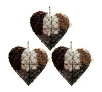 WYZHDDQ Bird Nesting Holder, Nest Swing, Seasonal Heart Shape Shelter Outdoor Yard Art Includes Nesting Supplies Wildlife Habitat Seasonal Wildlife Iron Heart for Garden