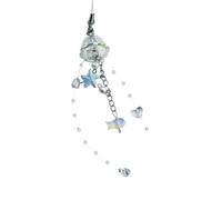 WZBHCZLJ Stylish Pearls Beaded Phone Keychain With Crystals Star Pendant Adds Personality Elegant Pendants Fashion Accessory