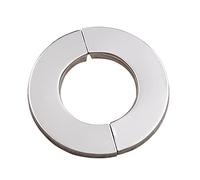 WZBHCZLJ Wall Split Flange Stainless Steel Round Escutcheon Plate Water Pipe Wall Covers Fit For Kitchen Faucets Sinks Toilets