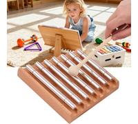 WZCFFF Energy Chime, Chime, Chime Stick, 7 -Tone Percussion Instrument with Mallet, for Yoga Meditation Sound Healing, Percussion Instrument for Teachers, Classroom Management Tool