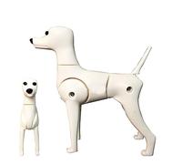 WZCXYX Professional Pet Grooming Fake Dog Model Practice Dog Standard Skeleton Model Dog Pet Simulator Model(Color:VIP model (without fake fur))
