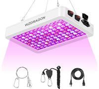 WZDRAGON 2024 Upgraded BW1000 LED Grow Lights Double Chips Full Spectrum for Greenhouse and Indoor Plant Veg and Flower Growing [White]