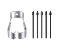 WZF (5PCS) OEM S24 Ultra S Pen Soft Tips/Nibs Replacement for Samsung Galaxy S24 Ultra Stylus Pen Nibs Soft Silicone Tips (5PCS S24 Ultra/Black)