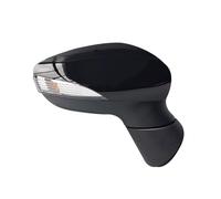 WzFacai6 Auto Side Door Mirror Assembly For Ford Fiesta 2009-2017 MK7 MK8 2008-2012,Electric Folding Car Door Side Mirrors Assy Car Accessories,Black-Right