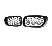 WzFacai6 Car Front Bumper Radiator Grille For BMW Serie 3 E46 318i 320i 325i 4 Porte 4DR 2002-2005,Front Bumper Grille Radiator external modification accessories,C-Silver And Black