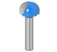 WZFC 1pc 8mm Shank Corner Rouding Router Bit Round Router Bit Wood Trimming Cutter,1pc 8x16mm