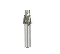 WZFC HSS Counterbore End Mill Pilot Slotting Tools Countersink Milling Cutter 4 Flutes Pilot Flat Counterbore Drill Bit,M6 6.2x10.4x10x60