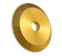 WZFC HSS Key Cutting Blade For All Horizontal Key Machine Double Side Key Cutter Blade Milling Cutter Locksmith Tool,60x16x6x100T,TiN