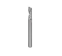 WZFC Single Flute Milling Cutter Spiral CNC Router Bits Tungsten Carbide End Mill CNC Cutter For Woodworking,3.175x1.5x3x38mm