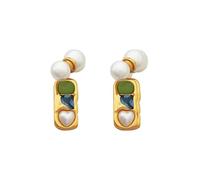 WZGWDC Stud Two Wearing Method Dangle Earrings For Women Girl Party