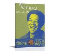 WZHDUDU Bill Withers Album Covers of Popular Artists Series Canvas Poster Wall Art Decorative Painting Bedroom Painting Posters20x30inch(50x75cm) Frame-style