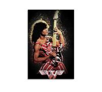 WZHDUDU Eddie Van Halen Album Covers of Popular Artists Series Canvas Poster Wall Art Decorative Painting Bedroom Painting Posters08x12inch(20x30cm) Unframe-style