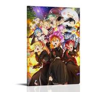 WZHDUDU Love Live! Superstar!! Classic Hot Anime Series Canvas Poster Wall Art Decorative Painting Bedroom Painting Posters20x30inch(50x75cm) Frame-style
