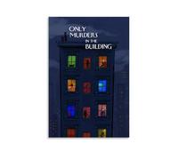 WZHDUDU Only Murders in The Building Classic And Wonderful Movies And TV Series Canvas Poster Wall Art Decorative Painting Bedroom Painting Posters12x18inch(30x45cm) Unframe-style