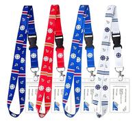 WZHHDM Cruise Lanyard, 4PCS Cruise Lanyard For Ship Cards, Adjustable Adjustable with Retractable Reel Set for Ship Cards (Blue)