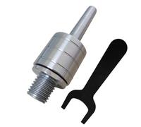 WZHLCX Woodworking Live Tailstock Chuck Adapter, Chromium Vanadium Steel, #2 Morse Taper Mount, 1" x 8tpi Thread for Lathe