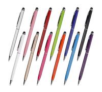 Wzhtuzi Tablet Pen, 12 Pieces Touchscreen Pen, Disc Tip Stylus Pen, Universal Touchscreen Pen, High Precision Fibre Tip, Compatible with All Phones, Tablets and Touchscreens (14 Colours)