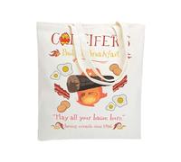 WZJHCL Bed & Breakfast Tote Bag Fire Demon Handbag Anime Lover Gift Anime Inspired Reusable Grocery Tote Bag, Bed Breakfast Tote, L