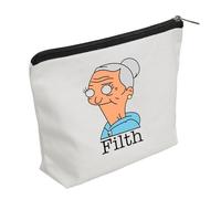 WZJHCL Bob’s Edith Makeup Pouch Burgers Inspired Cosmetic Kit Bag TV Series Storage Pouch Bag Filth Gift, Filth, Fashion