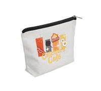 WZJHCL Calcifer's Cafe Makeup Pouch Bag Calcifer Lover Gift Fire Demon Cosmetic Kit Bag Anime Inspired Storage Pouch Bag, Cafe, Fashion