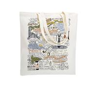 WZJHCL Dark Academia Tote Bag Ring Movie Inspired Reusable Grocery Tote Bag Middle Earth Doodle Shoulder Bag Fantasy Book, Ring Doodle Tote, L