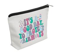 WZJHCL Good Day To Protect Airways Makeup Bag Respiratory Therapist Appreciation Gift RT Survival Kit Pulmonologist Gift, Airways, Fashion