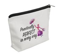 WZJHCL Mary Movie Makeup Pouch Practically Perfect In Every Way Cosmetic Kit Bag Poppins Storage Pouch Bag (Perfect)
