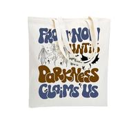 WZJHCL Novel Merch Dragon Reader Tote Bag Court Tote Shopping Bag Manon The Thirteen From Now Until The Darkness Claims Us, Claims Us Tote, L