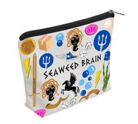 WZJHCL Percy Makeup Pouch Jackson Cosmetic Kit Bag Olympians Storage Pouch Bag PJO Survival Kit Camp Half-Blood, Brain, Fashion