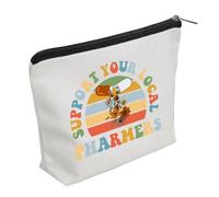 WZJHCL Pharmacology Makeup Pouch Pharmacy Technician Cosmetic Kit Bag Pharmacist Storage Pouch Bag RX Appreciation Gift, Pharmers, Fashion