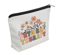 WZJHCL Physical Therapy Flower Makeup Pouch Bag Physical Therapist Appreciation Gift PT Graduation Gift PT Survival Kit, Physical Therapy, Fashion