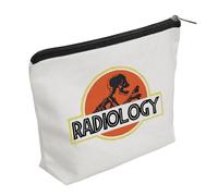 WZJHCL Radiology Makeup Pouch Radiologic Technologist Cosmetic Kit Bag Rad Tech Appreciation Gift X-ray Storage Pouch Bag, Radiology, Fashion