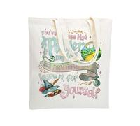 WZJHCL Yellow Brick Road Tote Bag Red Slipper Reusable Grocery Tote Bag You've Always Had The Power My Dear Handbag, Power Tote, L