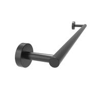 WZKALY Black Towel Bar, 22 Inch 304 Stainless Steel Towel Rail Bathroom, Towel Holder Black Wall Mount, Total Length 24 Inch