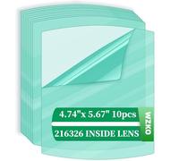WZKO 10pcs 216326 Front Lens Cover Helmet Outside Clear Lens Cover Replacement Compatible MP-10 EIite Tltanium DigltaleIite and Miller Series Welding Helmets