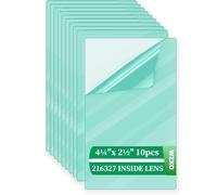 WZKO 216327 (10-Pack) Replacement Inside Lens Cover For Miller Elite, Digital Elite & Titanium 9400/9400i Welding Helmets Scratch-Resistant, Splatter-Proof, Heat-Resistant