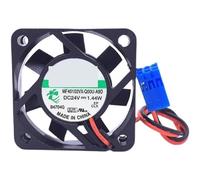 WZKOZDR Cooler Fan for MF40102VX-Q00U-A9D DC24V 1.44W Silent Frequency Cooling 40 * 40 * 10mm(Original)