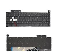 WZKOZDR Easy to replace Laptop Keyboard For ASUS for TUF for Gaming F15 FX507 FX507Z/C/ZE/ZM/ZR FX707 FX517 FA507 FA507R GA507 FA617 2022 2023(US Black Backlig)