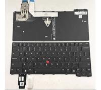 WZKOZDR Easy to replace US for Lenovo for ThinkPad T14 Gen 5 P14s L14 TP00159B 21MD Laptop Keyboard(Black Backlight US)