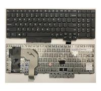 WZKOZDR Easy to replace US RU layout for Lenovo for ThinkPad tp00085b T570 T580 P51s P52s 01HX287 208 01ER611 Laptop Keyboard(NO point US)