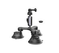 WZKOZDR For PGYTECH Three-Arm Triple Suction Mount 360° Rotation Windshield Car For Gopro for Hero 12/11/10/9 for OSMO Action 4/3 for Insta360 Replacement parts